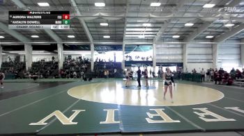 117 lbs Champ. Round 1 - Katalyn Dowell, Manchester vs Aurora Walters, Frostburg State