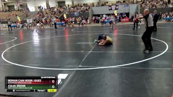 105 lbs Quarterfinal - Roman Cain Rodrguez, Blackman Wrestling Club vs Colin Grone, Buccaneer Wrestling Club