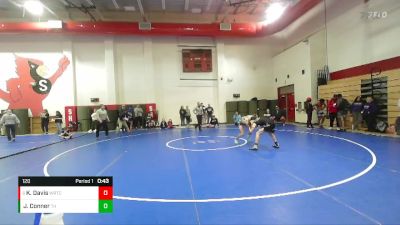 120 lbs Cons. Round 6 - Kaeden Davis, Olney vs James Conner, Southern Indiana Wrestling