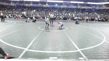 65 lbs Consi Of 16 #2 - Hank Waskow, Jesup Mat Club vs Nico Kutz, Team Central WC