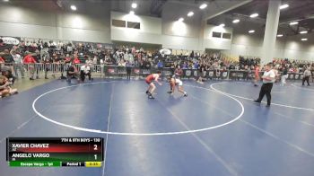 130 lbs Semifinal - Xavier Chavez, AZ vs Angelo Vargo, IN