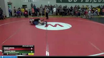 145 lbs 5th Place Match - Noah Gross, Huntsville vs Thomas Bean, Evangel Christian Academy