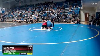 120 lbs Quarterfinals (8 Team) - Ariel Williams, North Pontotoc High School vs Destiny Thomley, Vancleave High School