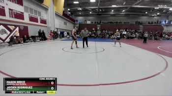 132 lbs Cons. Round 6 - Mason Reece, Hamilton High School vs Jayden Rodriguez, Spring Valley