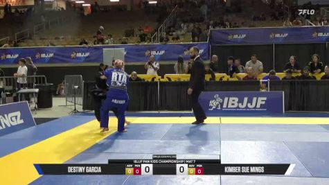 Kimber Sue Mings vs Destiny Garcia 2026 Pan Kids Jiu-Jitsu IBJJF Championship