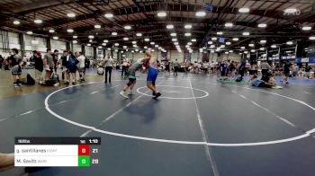 182 lbs Rr Rnd 3 - Gabriel Santillanes, Kempsville Wrestling Club vs Mason Savitz, Warehouse Warriors