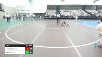 50 lbs Rr Rnd 4 - James Catapano, Attack Mat vs Ja'ceon Wilson, American K3