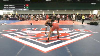 138 lbs Consi Of 64 #1 - Talon Verbeck, KS vs Myles Sanchez, NE