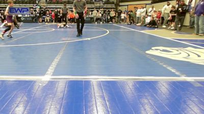 67 lbs Round Of 16 - Quade Charmasson, Bristow Youth Wrestling vs Kordell Burns, Perkins