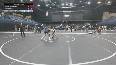 131 lbs 1st Place Match - Bella Downing, Ottawa University vs Anna Dux, Carl Albert