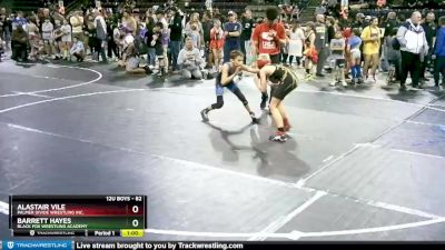 82 lbs Cons. Round 2 - Alastair Vile, Palmer Divide Wrestling Inc. vs Barrett Hayes, Black Fox Wrestling Academy