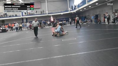 141 lbs Consi Of 32 #2 - Michael Giuliuano, Bloomsburg - UnAttached vs Anthony Basile, George Mason - UnAttached