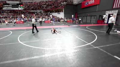 54 lbs Champ. Round 1 - Jonah Survis, Kewaskum Indians Wrestling Club vs Lawton Haag, Mishicot