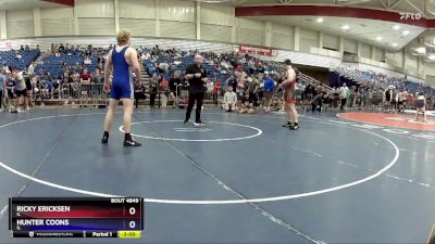 190 lbs Cons. Round 4 - Ricky Ericksen, IL vs Hunter Coons, IL