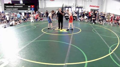 126 lbs Quarters - Brayden Teunissen, Relentless Training Center vs Joseph Curry, Ohio