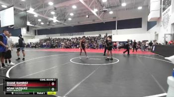 113 lbs Cons. Round 2 - Shane Ramirez, Reverence Grappling vs Noah Vazquez, Bonita Bearcats