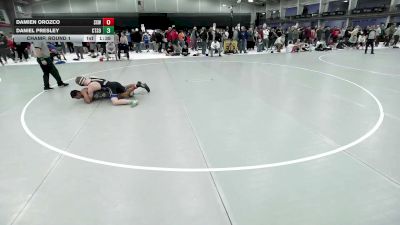 143.3-143.5 lbs Champ. Round 1 - Daniel Presley, Collum Trained School Of Wrestling vs Damien Orozco, Surfside X Wrestling
