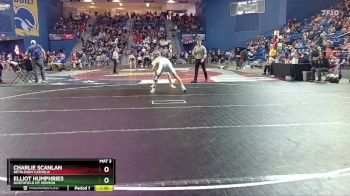 157 lbs Champ. Round 2 - Charlie Scanlan, Bethlehem Catholic vs Elliot Humphries, Northfield Mt Hermon