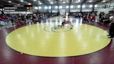 126 lbs Round 1 (8 Team) - Ethan Sharp, Uintah vs Nixon Canfield, Bear River