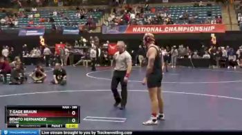 285 lbs Champ. Round 2 - 7 Gage Braun, Southeastern vs Benito Hernandez, Ottawa