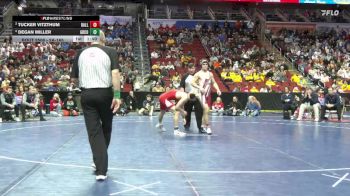 2A-165 lbs Semifinal - Degan Miller, Greene County vs Tucker Vitzthum, Ballard