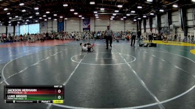 68 lbs Rd# 8- 12:30pm Saturday Final Pool - Luke Briggs, Maryland GOLD vs Jackson Hermann, Untouchables