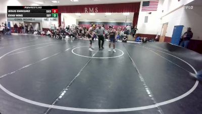 144 lbs Cons. Round 4 - Evan Wing, Buffalo vs Jesus Enriquez, Campbell County