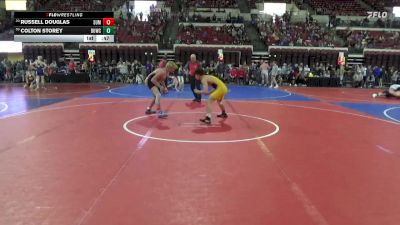 123 lbs Cons. Round 7 - Colton Storey, Silver Valley Wrestling Club vs Russell Douglas, Berserker Wrestling Club