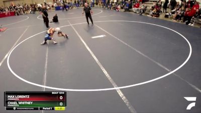 67-74 lbs Semifinal - Max Lorentz, Minnesota vs Chael Whitney, Minnesota