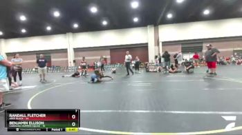 101 lbs Placement (4 Team) - Benjamin Ellison, Carolina Hammer Squad vs Randall Fletcher, ARES Black