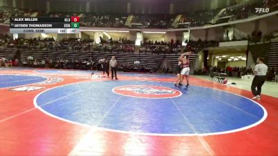 285-4A Cons. Semi - Alex Miller, Allatoona vs Jayden Thomasson, Central (Carroll)