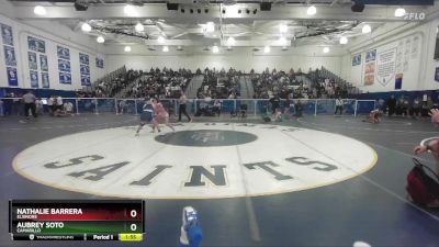 105 lbs Champ. Round 3 - Nathalie Barrera, Elsinore vs Aubrey Soto, Camarillo