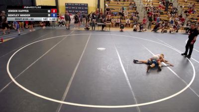 63 lbs Cons. Round 2 - Jensen Kappes, ND vs Bentley Minder, SD