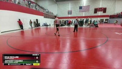 190 lbs Round 4 - Anthony Casarez, South Grand Prairie vs Kyle McClure, Lucas Lovejoy