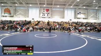 113 lbs Champ. Round 1 - Lucas Hammond, Fulton Wrestling Club vs Emiliano Bustamante, Wayne Wrestling Club