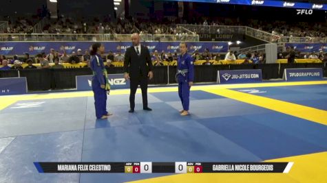 Mariana Felix Celestino vs Gabriella Nicole Bourgeois 2026 Pan Kids Jiu-Jitsu IBJJF Championship