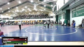 112 lbs Quarterfinal - Charlee Knapp, Middleton vs Kj Flowers, Syringa