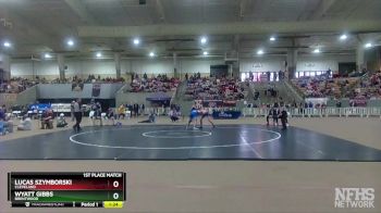 AA 170 lbs 1st Place Match - Wyatt Gibbs, Brentwood vs Lucas Szymborski, Cleveland