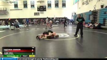 106 lbs Quarterfinal - Matthew Johnson, Kimball vs Gabe Hall, Thompson Valley
