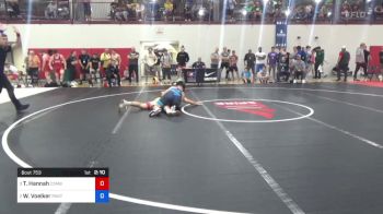 97 kg Semifinal - Tyler Hannah, Combat W.C. School Of Wrestling vs Wyatt Voelker, Panther Wrestling Club RTC