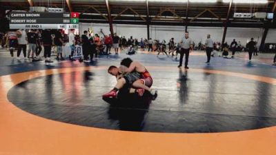 285 lbs Rr Rnd 1 - Carter Brown, Team Missouri Select vs Robert Rose, Broad Axe Wrestling Academy