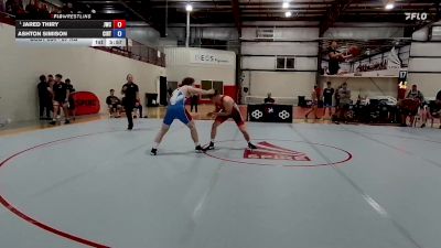87 kg Champ. Round 2 - Jared Thiry, Jackrabbit Wrestling Club vs Ashton Simison, Cincinnati Rtc