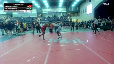 197 lbs Cons. Round 2 - Braeden Stotts, Missouri Baptist University vs Kamron Powell, Unattached Montevallo