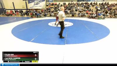 285 lbs Champ. Round 1 - Tyler Kim, Augsburg University vs Cam`ron Harper, Aurora Universtiy