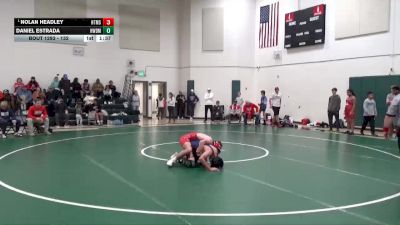 132 lbs Semifinal - Nolan Headley, Hewitt-Trussville Middle School vs Daniel Estrada, Homewood Middle School