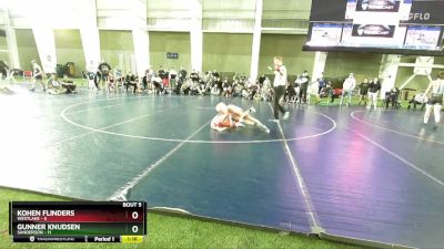 135 lbs Round 3 (4 Team) - Gunner Knudsen, Sanderson vs Kohen Flinders, Westlake