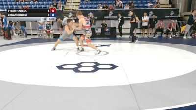 165 lbs Cons. Sub-rd Of 32 - Tyler Habeck, Illinois vs Aydan Groom, Iowa