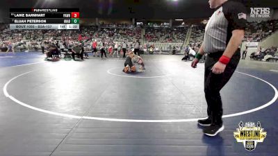 B3A-157 lbs Champ. Round 1 - Elijah Peterson, Anadarko vs Laike Barnhart, Pawhuska