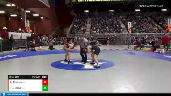 4A-120 lbs Cons. Round 1 - Jacob Roper, Jackson Hole vs Alleynah Ronnau, Cheyenne East