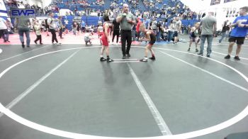 67 lbs Consolation - Dax Williams, Weatherford Youth Wrestling vs Tucker Novotny, Pawnee Peewee Wrestling